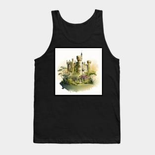 Castle Watercolor Dream Tank Top